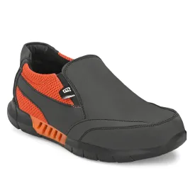 Saddle Steel Toe Genuine Leather Padded Safety Shoes