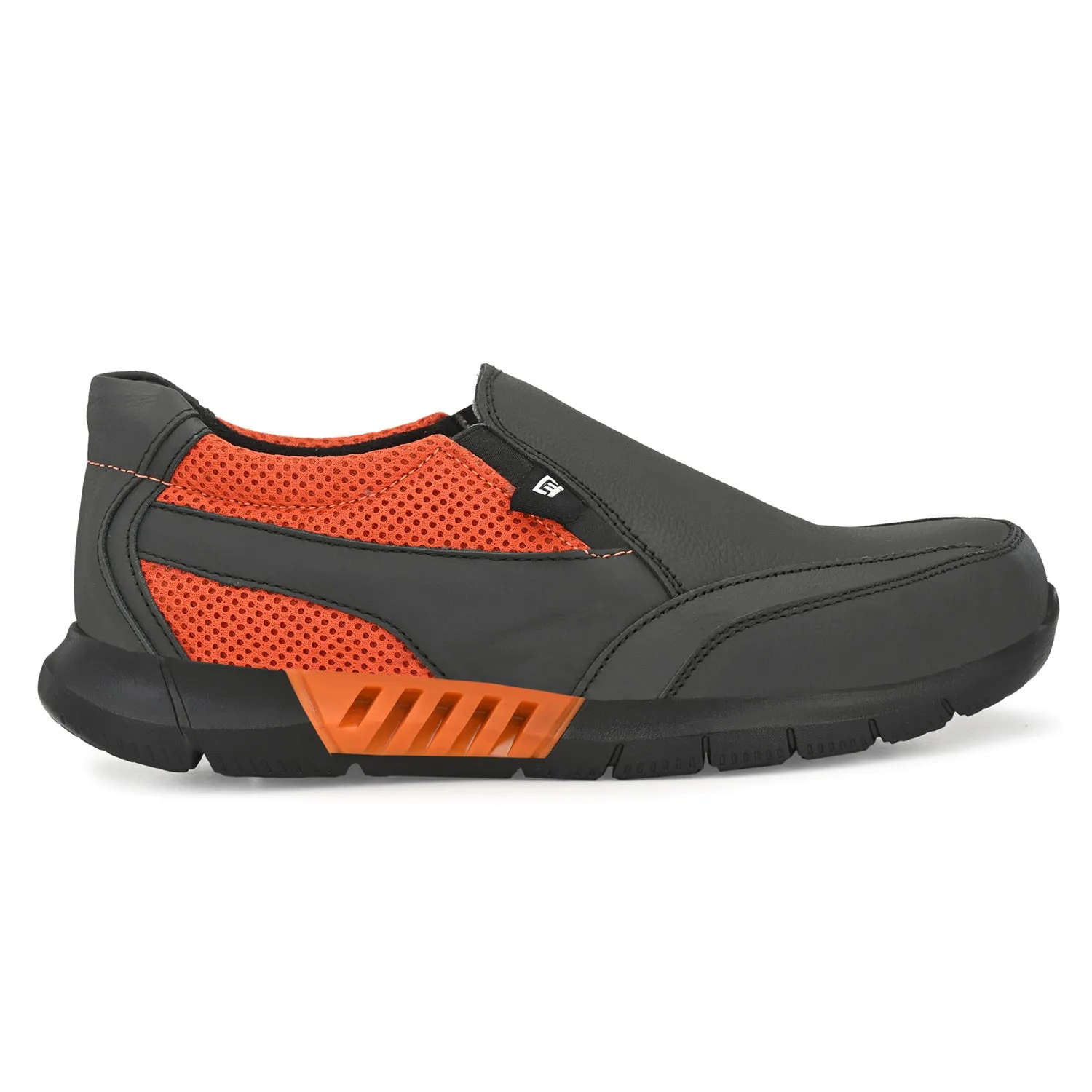 Saddle Steel Toe Genuine Leather Padded Safety Shoes