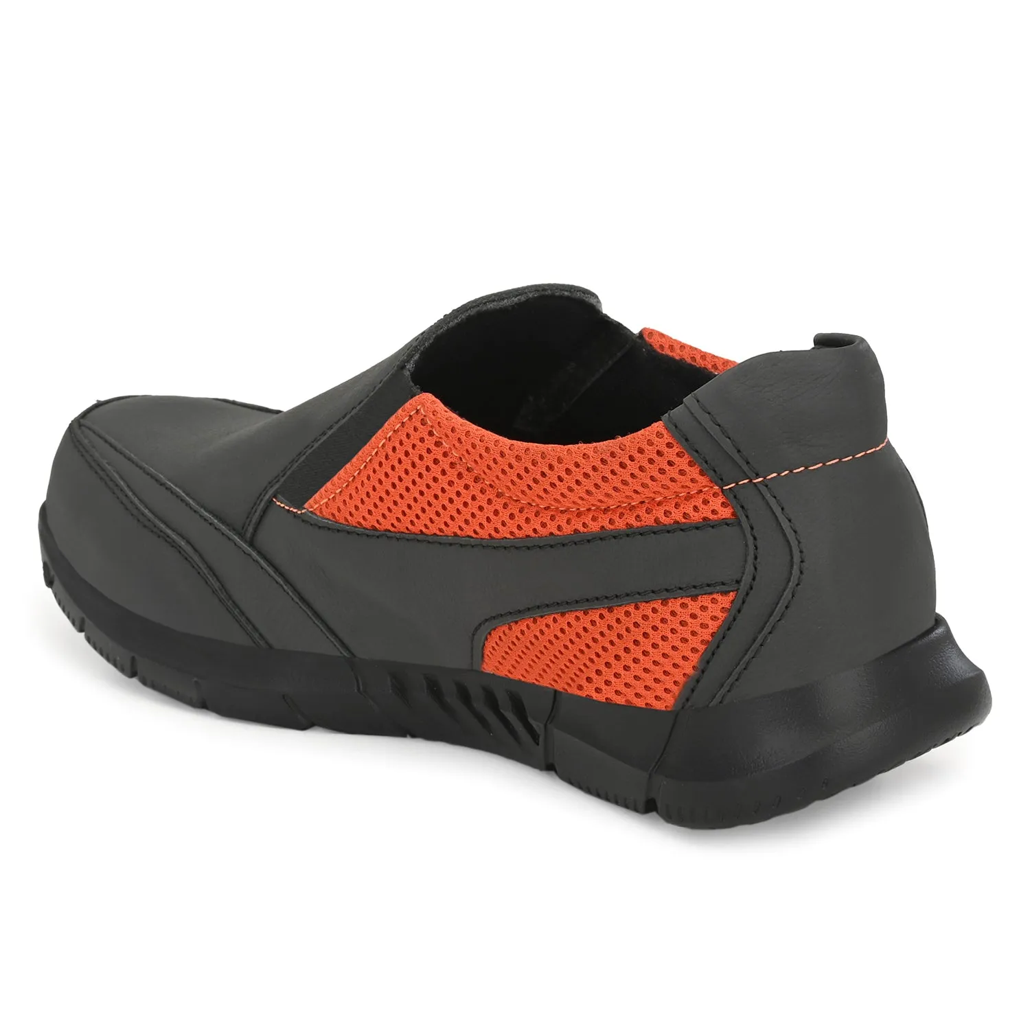 Saddle Steel Toe Genuine Leather Padded Safety Shoes