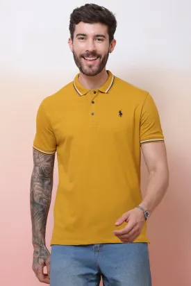 Sevnety7 Yellow Polo T-Shirt