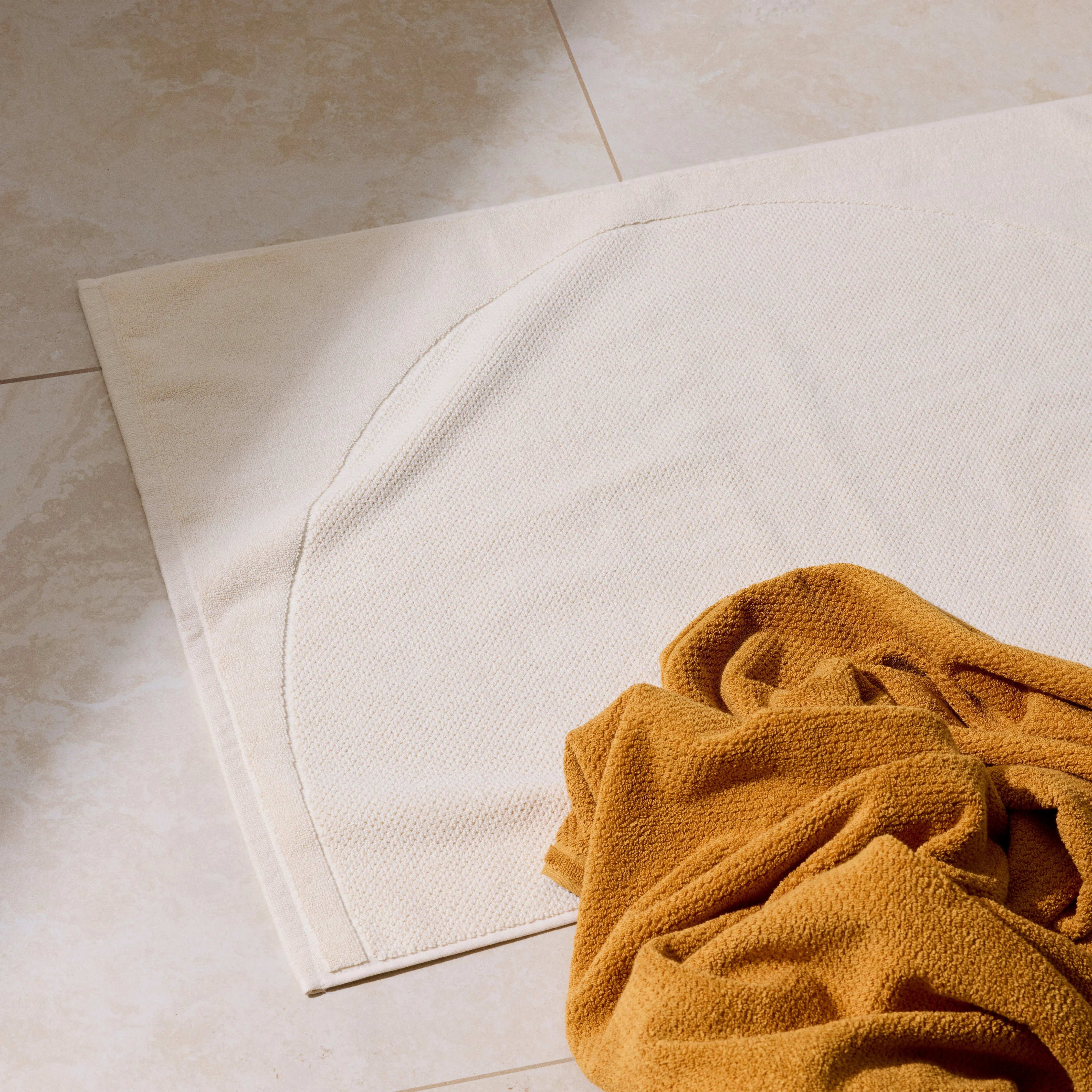 Tommy Cotton - Warm White Bath Mat