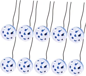 Toyvian 10pcs Indoor Cat Bell Toy Suction Cup Teasing Bells for Cats and Pets Engaging Plaything to Deter Bad Biting Behavior and Interactive Pet Fun