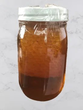 Wild flower with comb honey