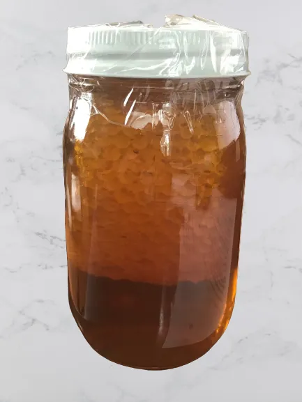 Wild flower with comb honey