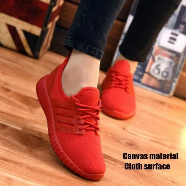 Woman Shoes Men Couple Sneakers Aired Breathable Casual Driving