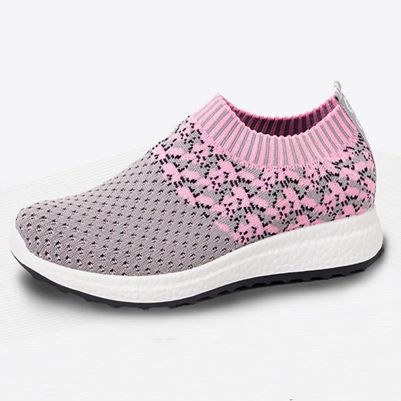 Women Mesh Breathable Slip Flat Loaffer Shoes