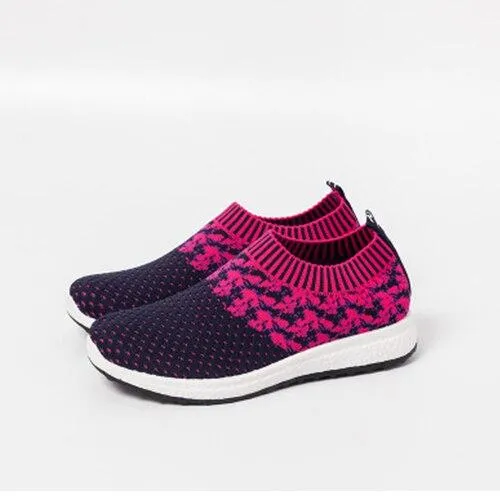 Women Mesh Breathable Slip Flat Loaffer Shoes